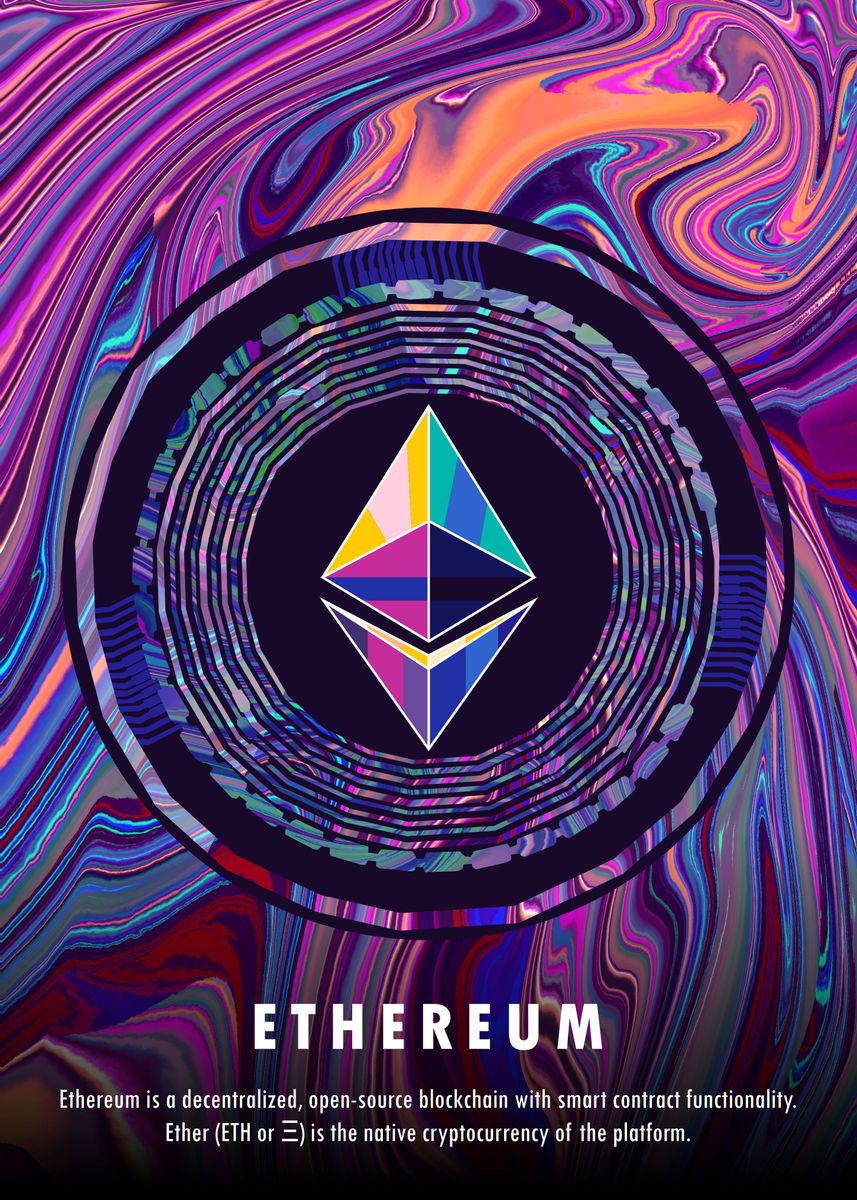 'ETH Pop Art' Poster by Shichiro Ken Displate