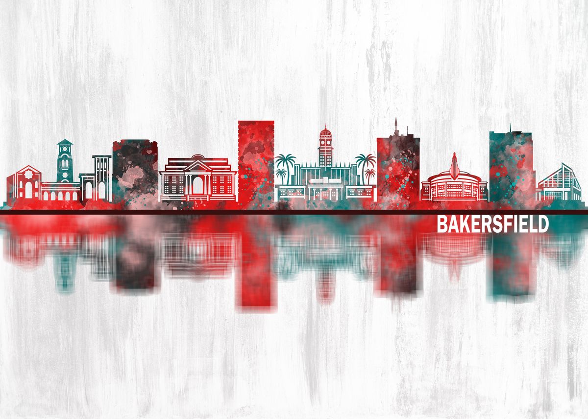 'Bakersfield California' Poster by Towseef Dar Displate