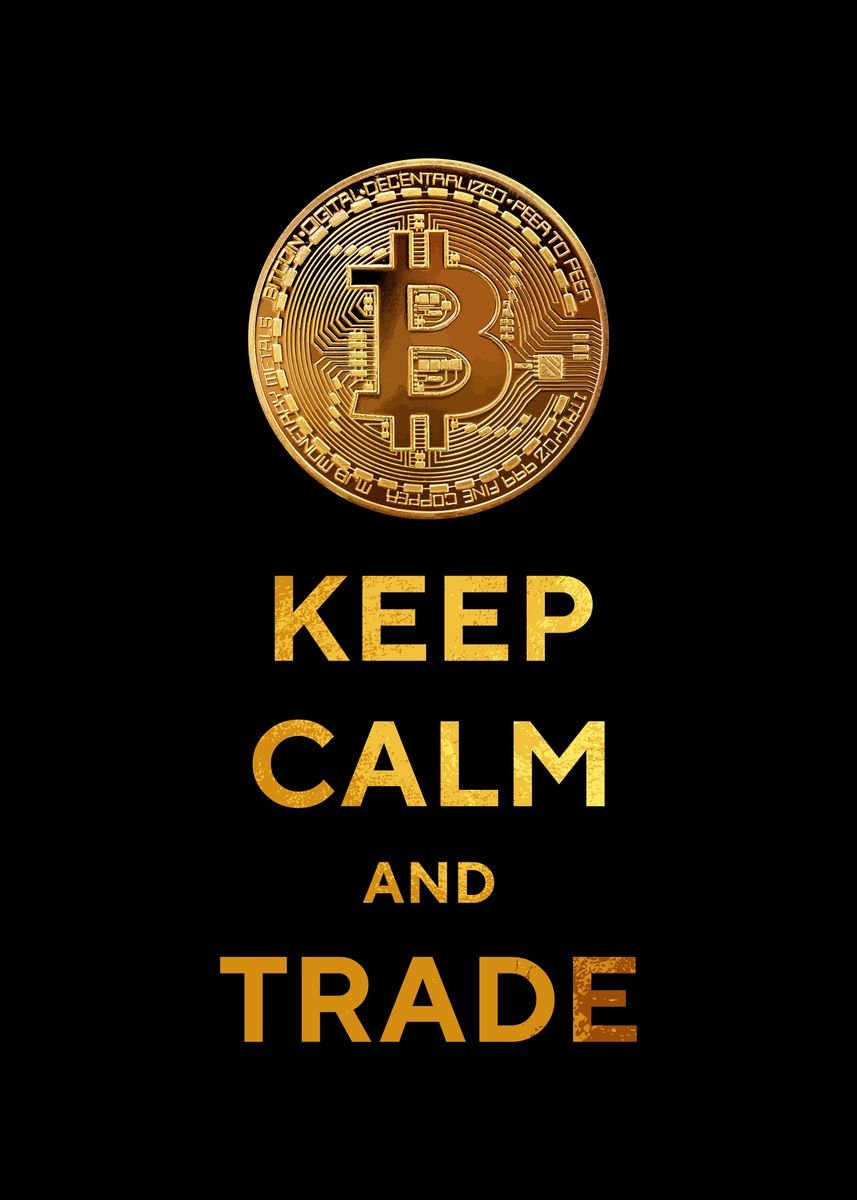 'Keep Calm and Trade Gold' Poster, picture, metal print, paint by ...