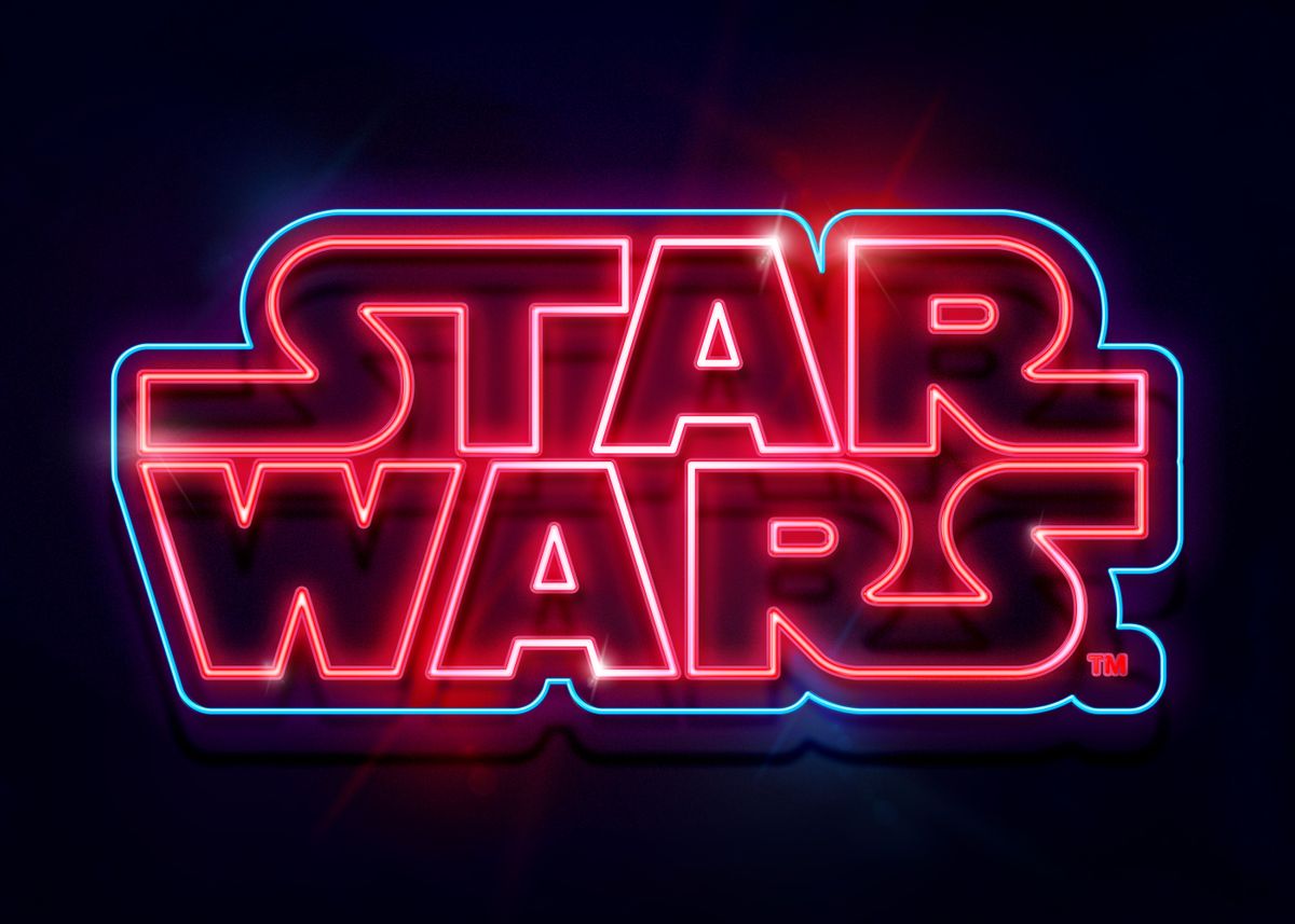 Cena Grifo puerta Star Wars Neon' Poster by Star Wars | Displate