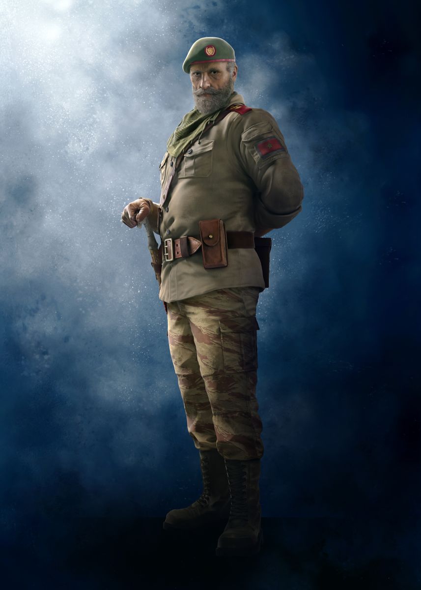 'Kaid' Poster, picture, metal print, paint by Rainbow Six Siege Displate