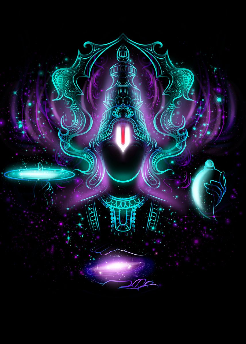 Virat Roop Of Vishnu Ji Digital Art Nikhil Mishra Kri - vrogue.co