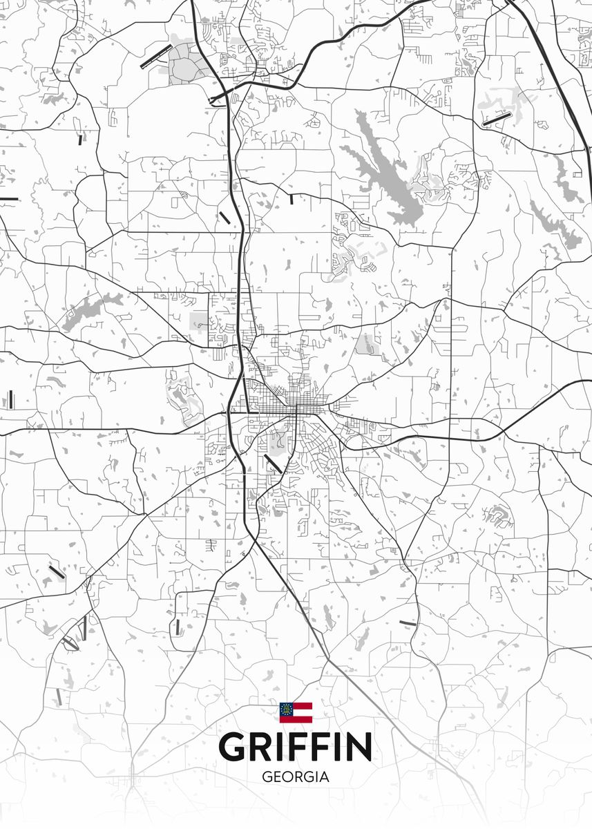 'Griffin GA' Poster, picture, metal print, paint by IMR Designs Displate