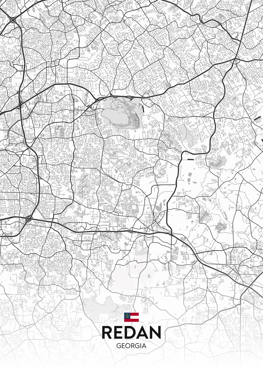 'Redan GA' Poster by IMR Designs Displate