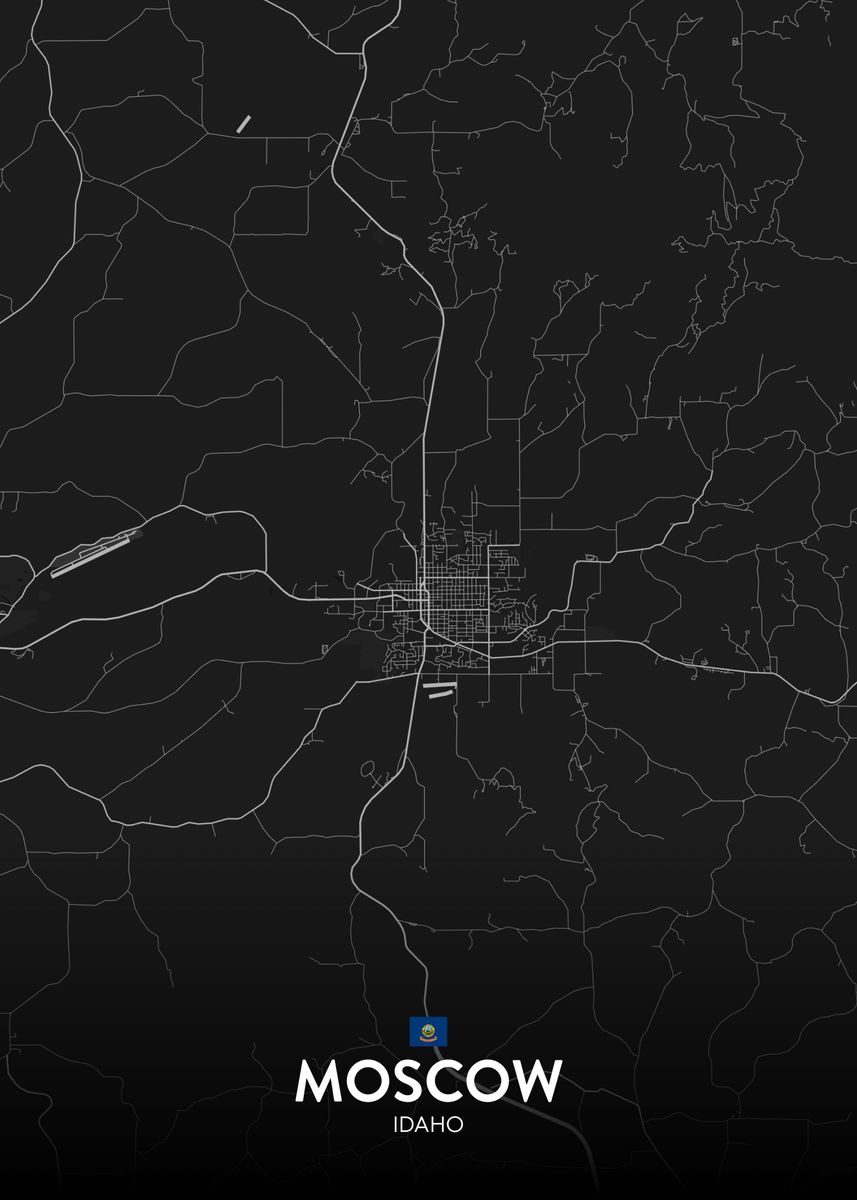 'Moscow ID' Poster by IMR Designs Displate