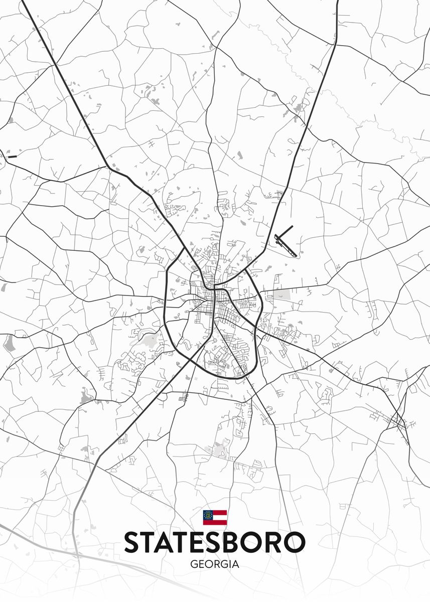 Statesboro Zip Code Map