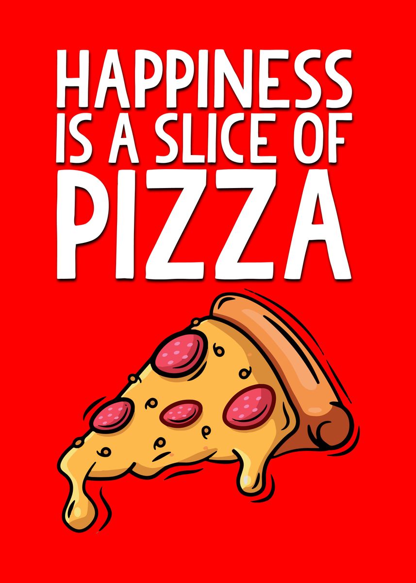 'Pizza Wall Art Decor' Poster, picture, metal print, paint by ...