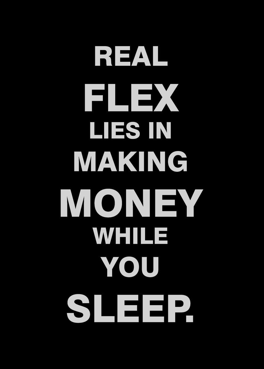 'REAL FLEX' Poster by CaptiveArtDesigns Displate