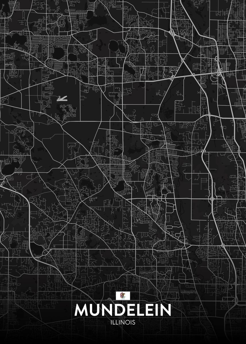 'Mundelein IL' Poster by IMR Designs Displate