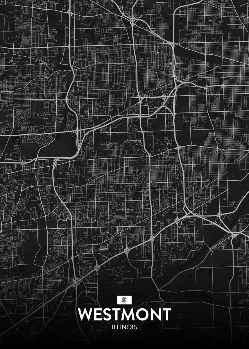 'Westmont IL' Poster by IMR Designs Displate