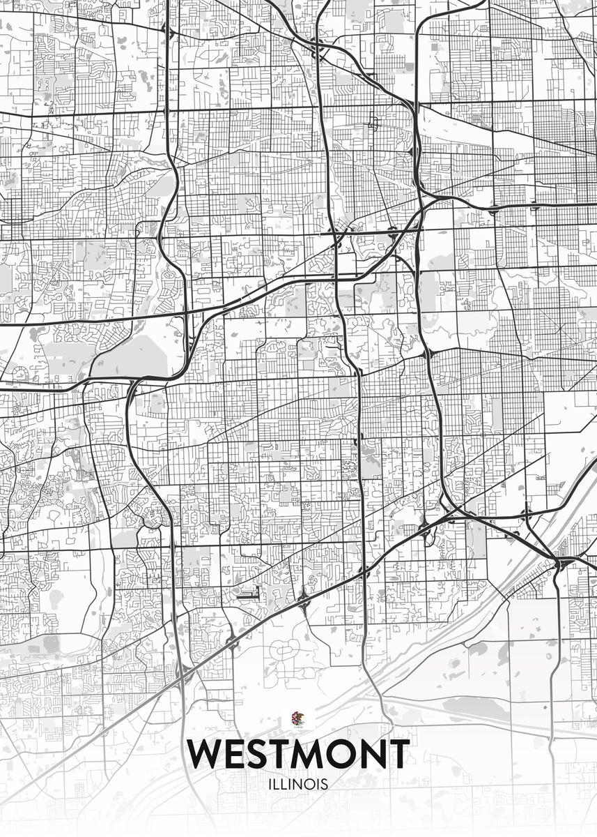 'Westmont IL' Poster by IMR Designs Displate