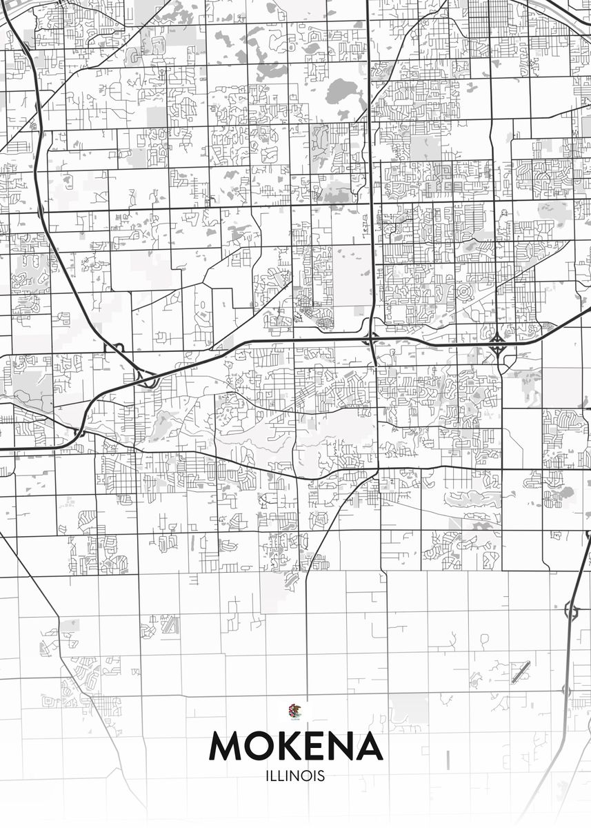 'Mokena IL' Poster by IMR Designs Displate