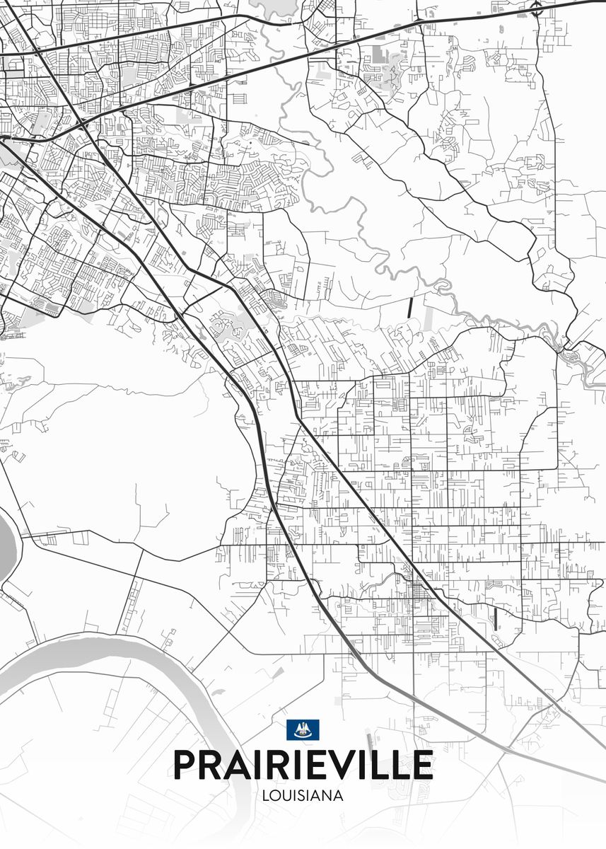 'Prairieville LA' Poster by IMR Designs Displate