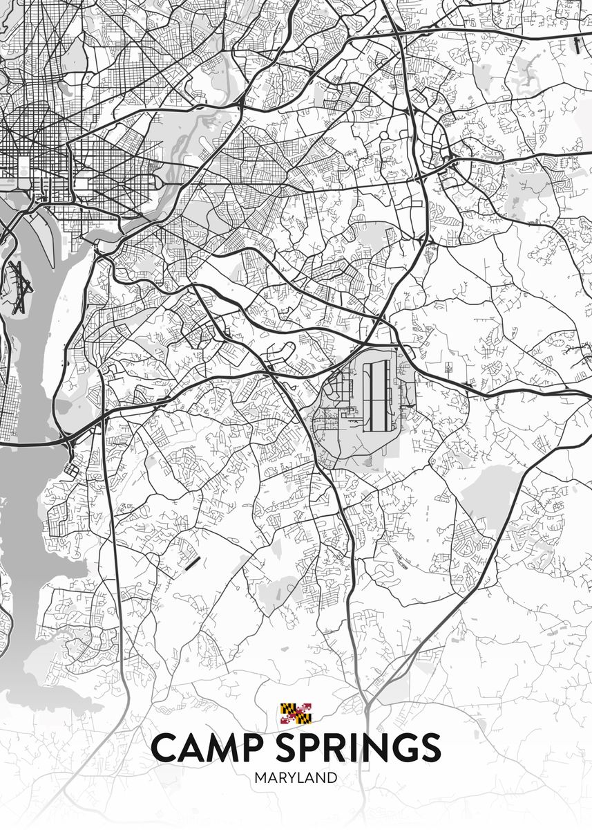 'Camp Springs MD' Poster by IMR Designs Displate