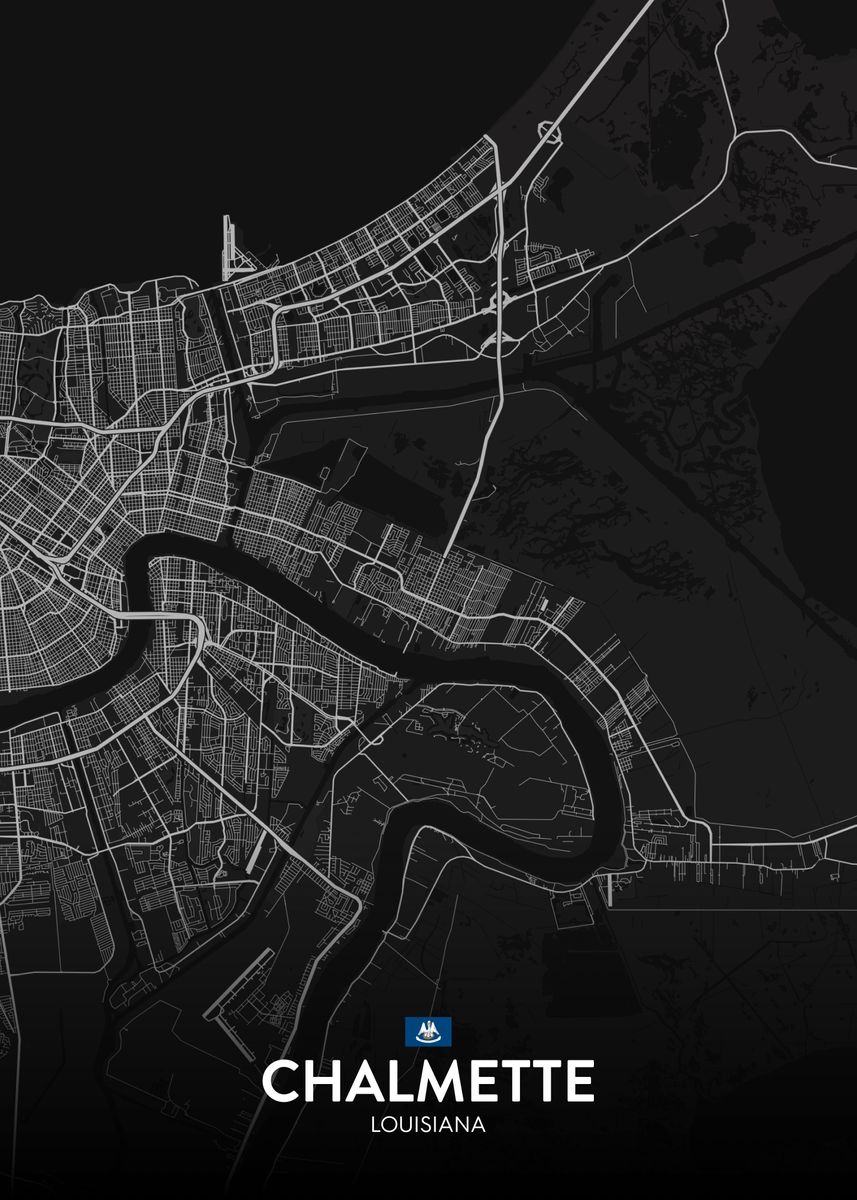 'Chalmette LA' Poster by IMR Designs Displate