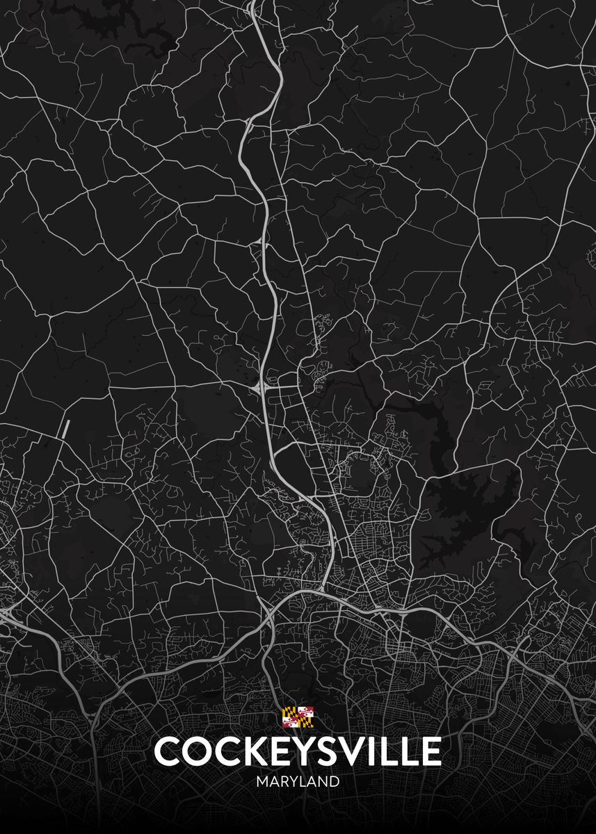 'Cockeysville MD' Poster by IMR Designs Displate