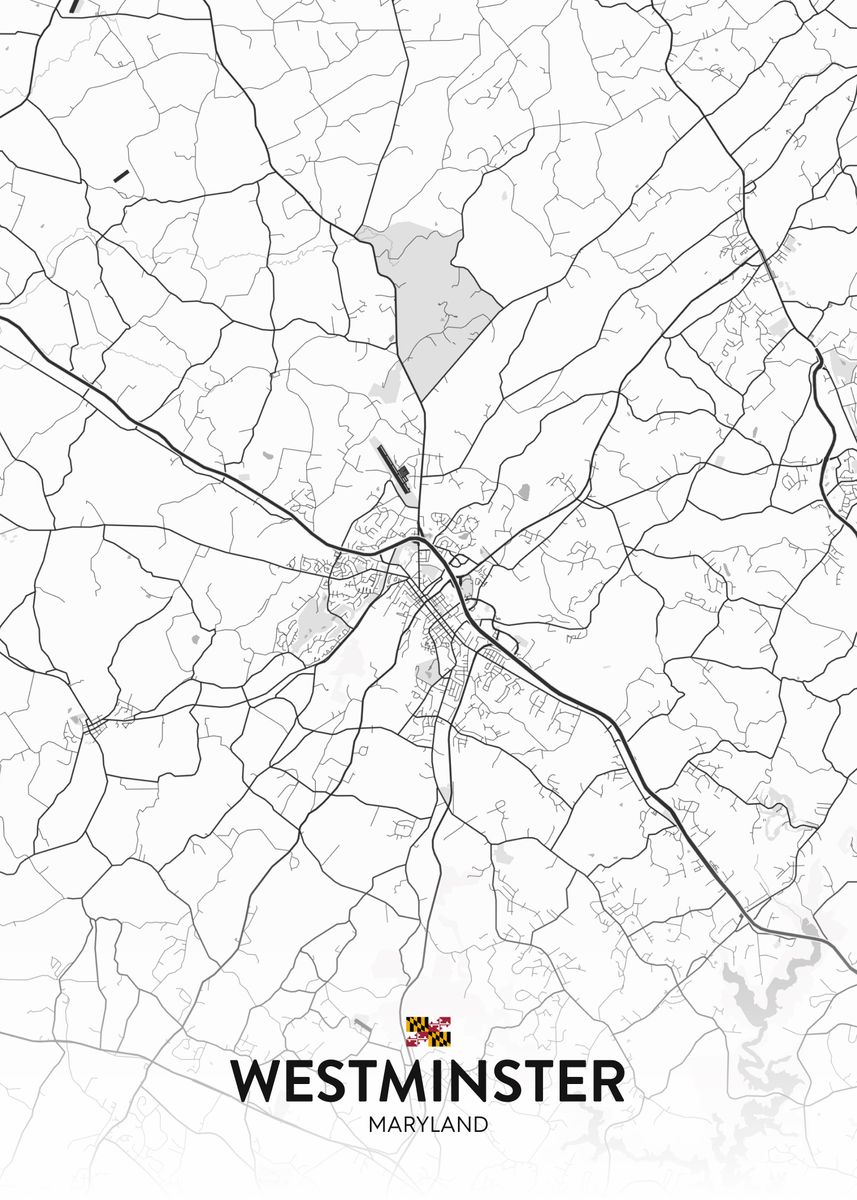 'Westminster MD' Poster by IMR Designs Displate