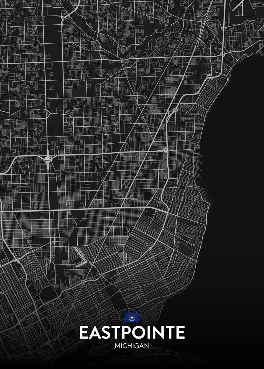 'Eastpointe MI' Poster by IMR Designs Displate