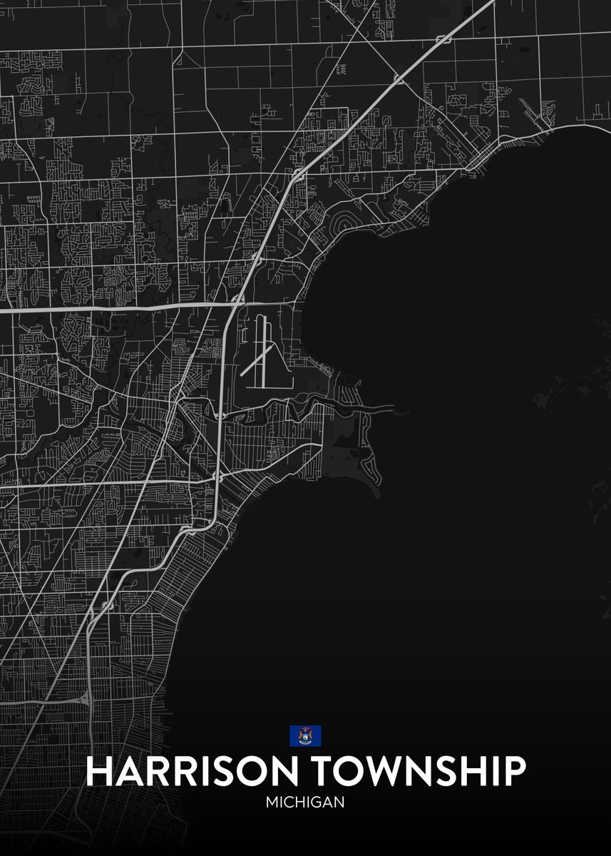 'Harrison Township MI' Poster by IMR Designs Displate