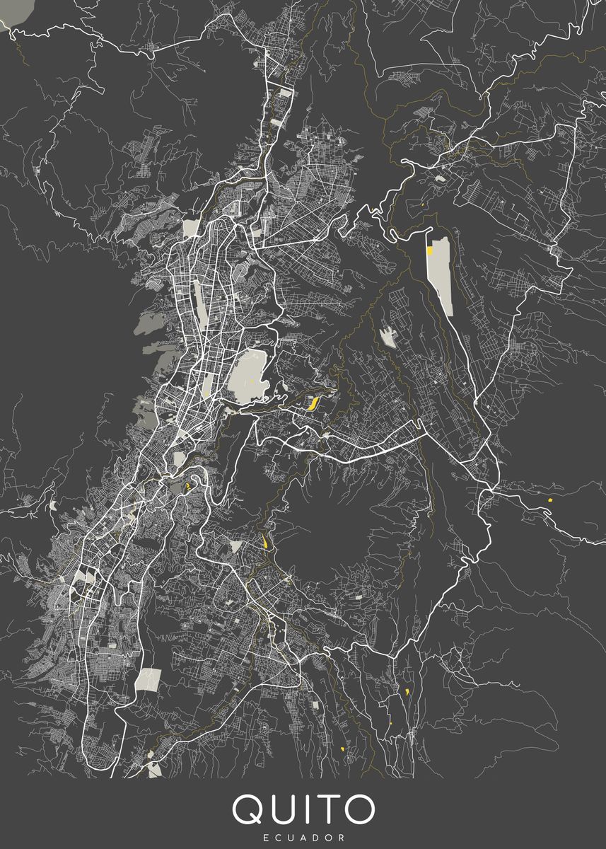 Quito Poster By Mapsies Displate   619ca552f1145117de29de8ac450b1bb 87cb9085f10ade523d8ba9cc9b264c39 