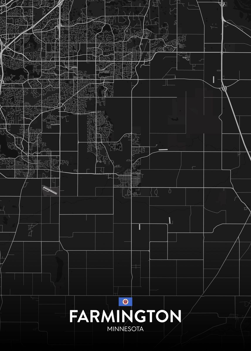 'Farmington MN' Poster by IMR Designs Displate