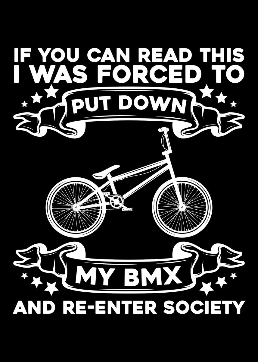 'Freestyle BMX Rider Skater' Poster, picture, metal print, paint by ...