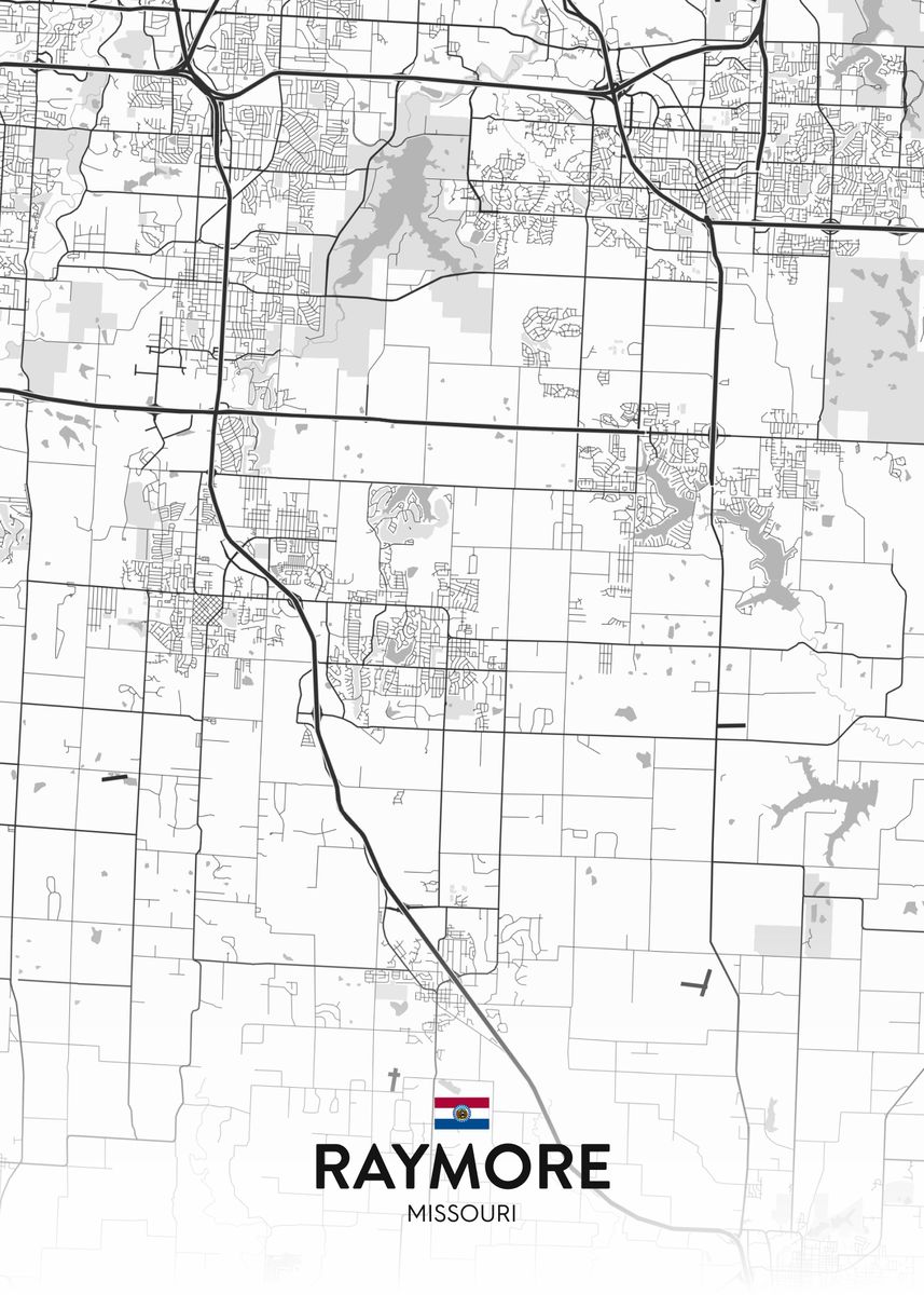 'Raymore MO' Poster by IMR Designs Displate