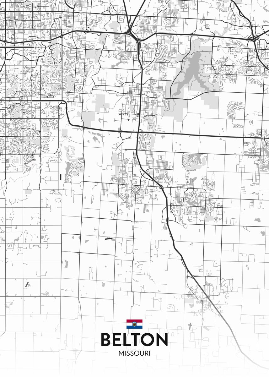 'Belton MO' Poster by IMR Designs Displate