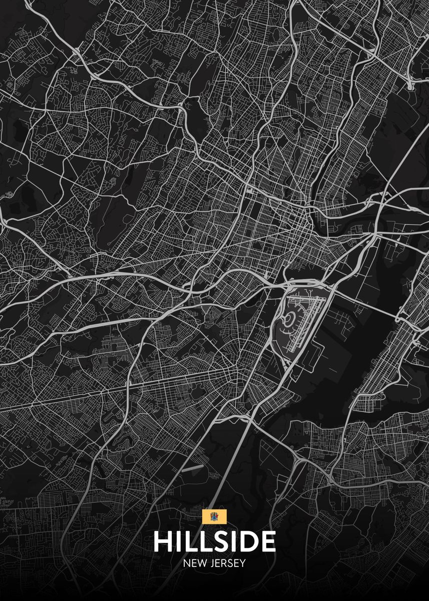 'Hillside NJ' Poster by IMR Designs Displate