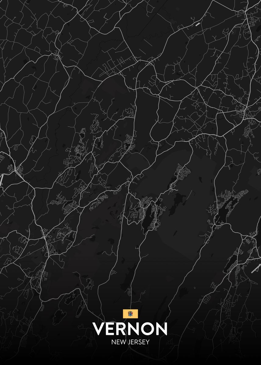 'Vernon NJ' Poster by IMR Designs Displate