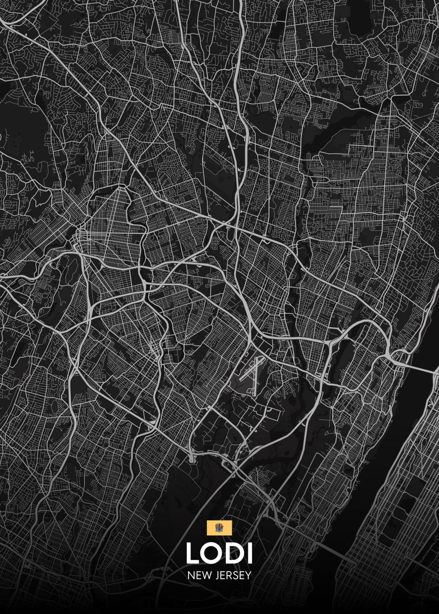 'Lodi NJ' Poster by IMR Designs Displate