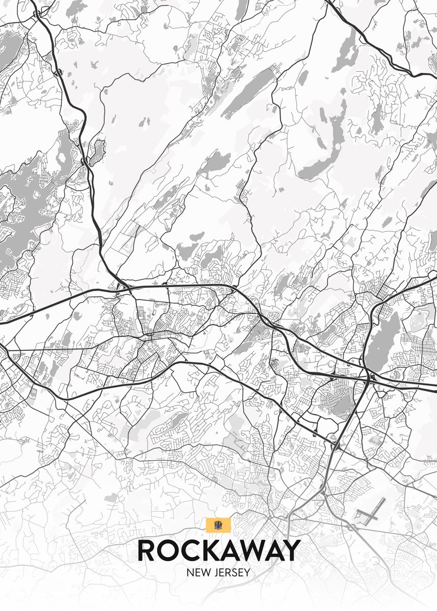 'Rockaway NJ' Poster by IMR Designs Displate