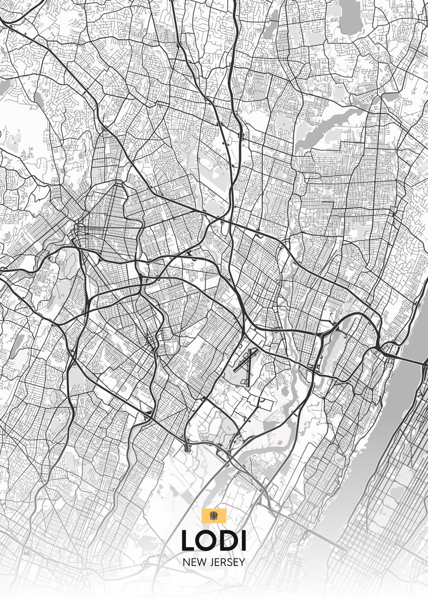 'Lodi NJ' Poster by IMR Designs Displate