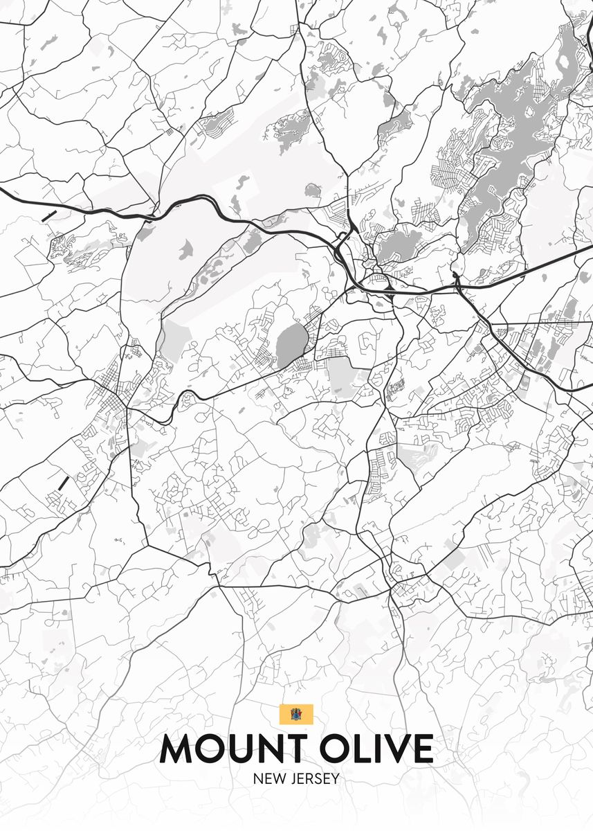 'Mount Olive NJ' Poster by IMR Designs Displate