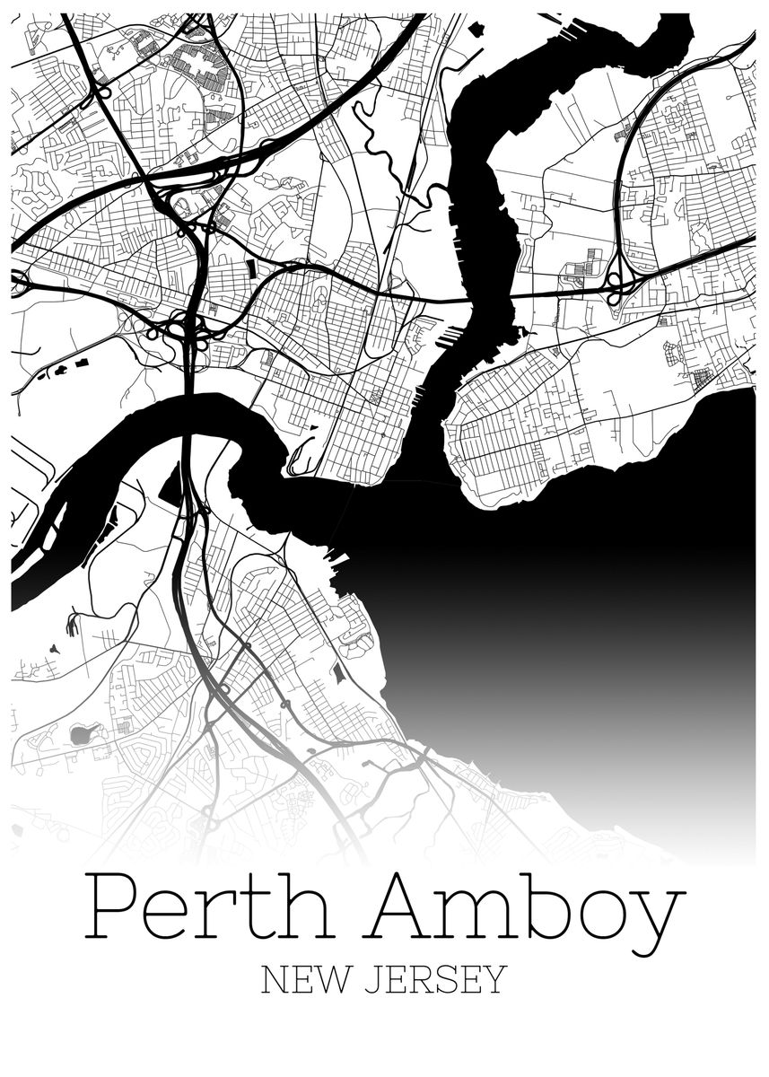 'Perth Amboy New Jersey ' Poster, picture, metal print, paint by