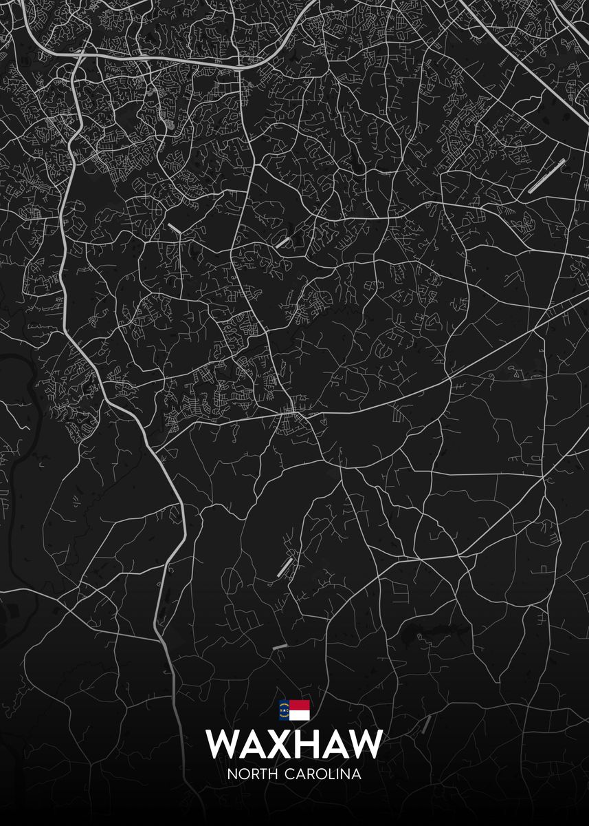 'Waxhaw NC' Poster by IMR Designs Displate