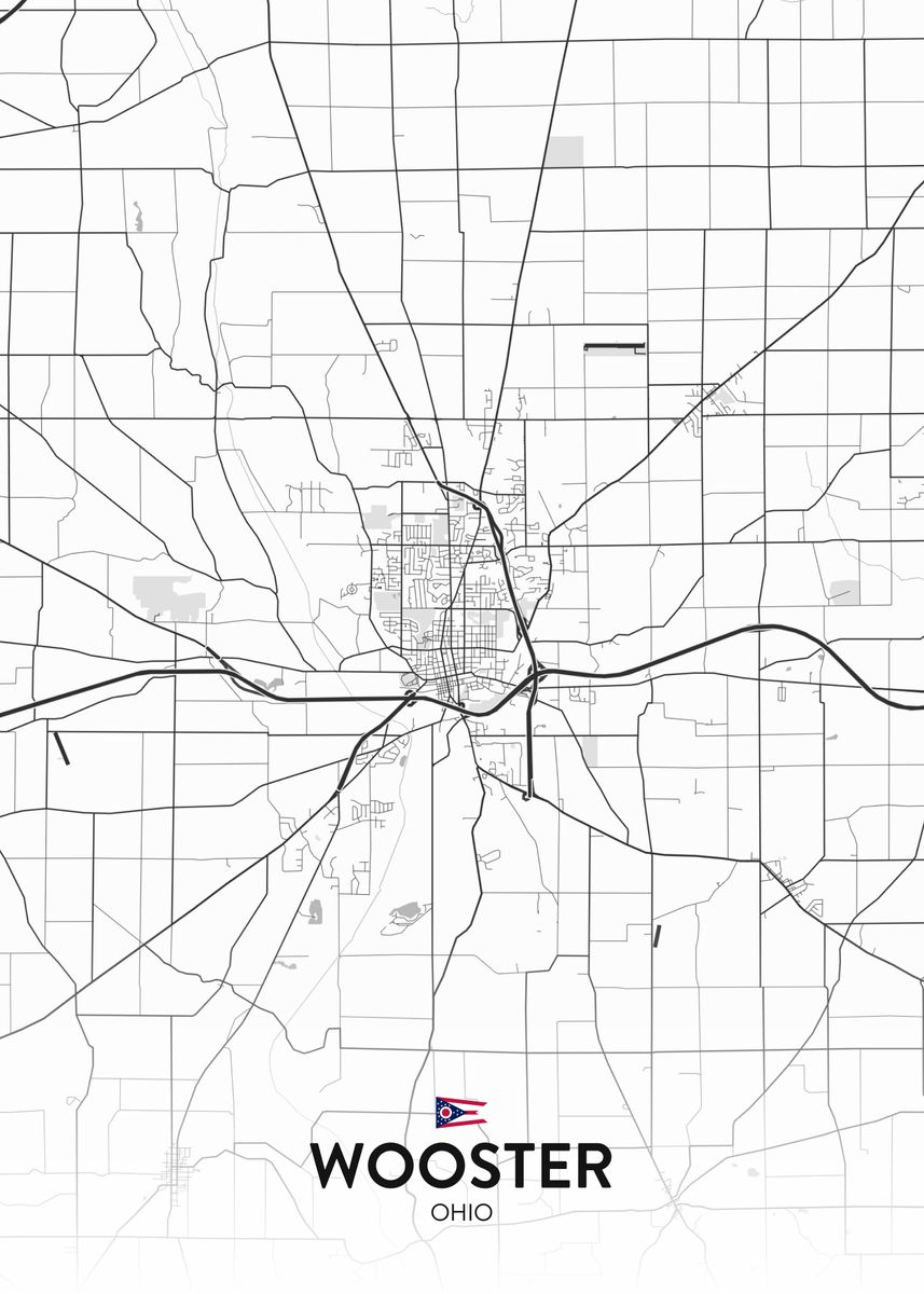 'Wooster OH' Poster by IMR Designs Displate