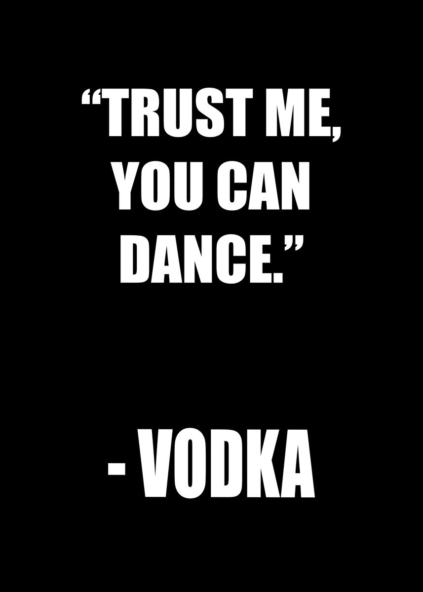 'Vodka' Poster by Lardis Art Displate