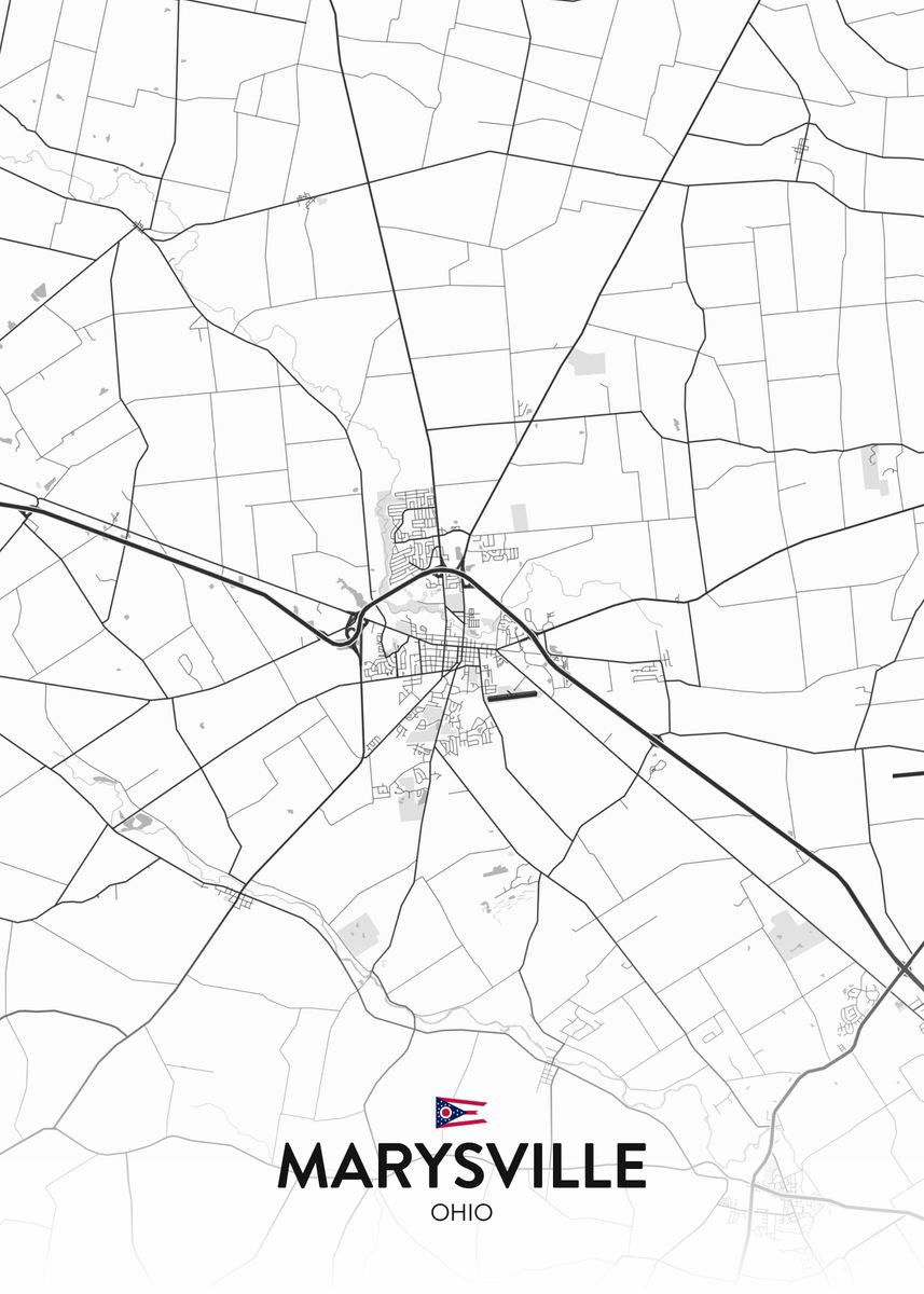 'Marysville OH' Poster by IMR Designs Displate