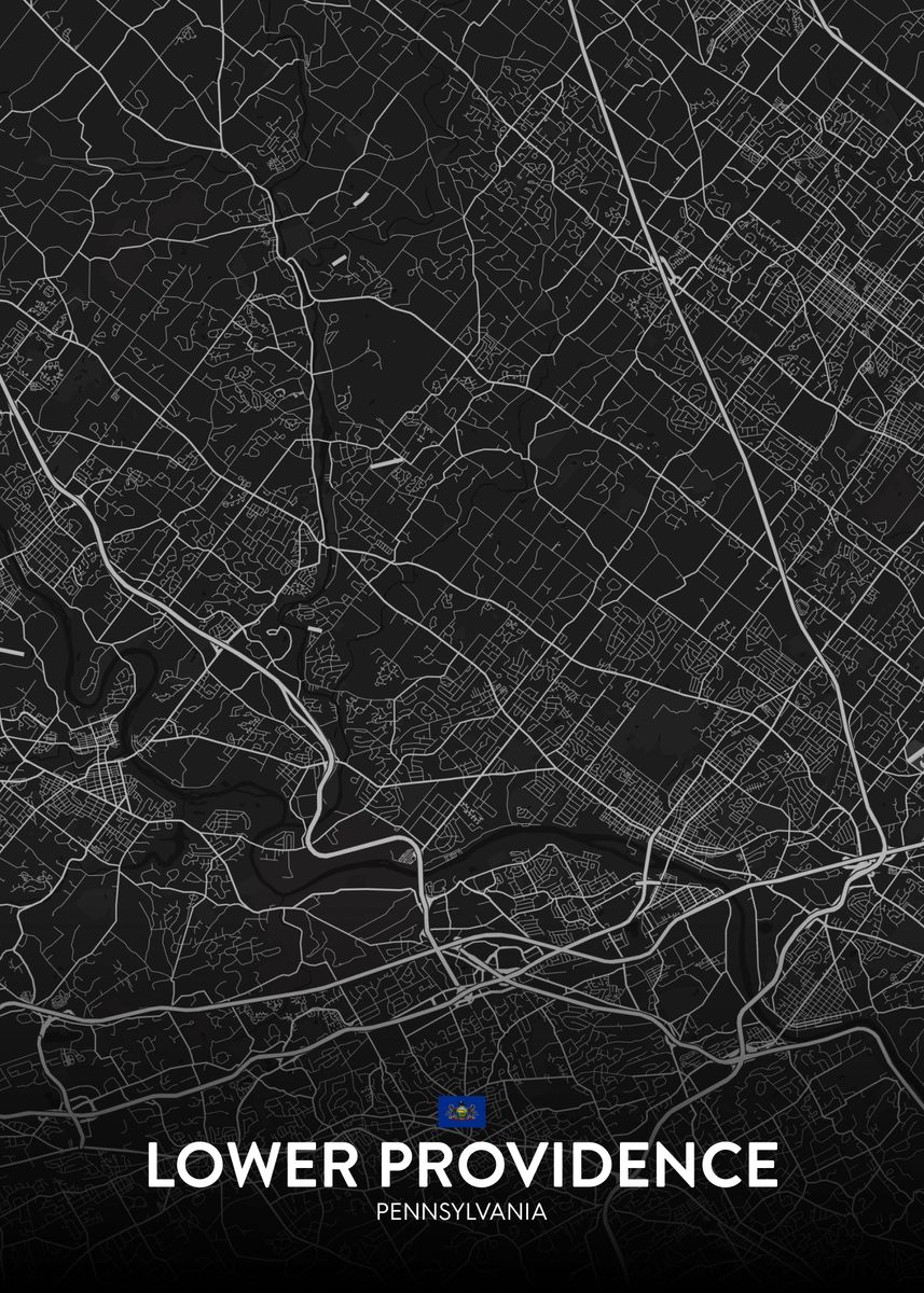 'Lower Providence PA' Poster by IMR Designs Displate