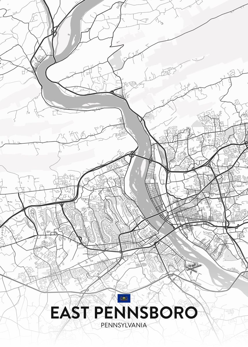 'East Pennsboro PA' Poster by IMR Designs Displate