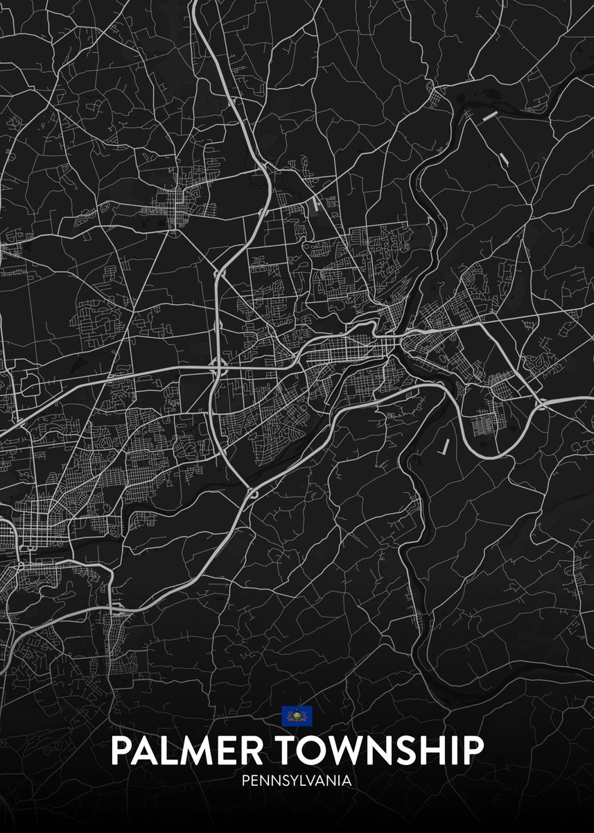 'Palmer Township PA' Poster by IMR Designs Displate