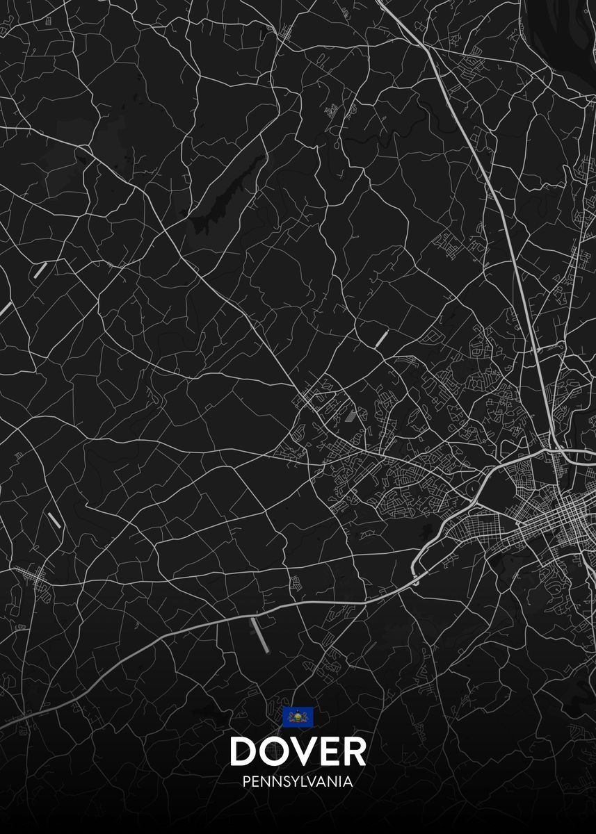 'Dover PA' Poster by IMR Designs Displate