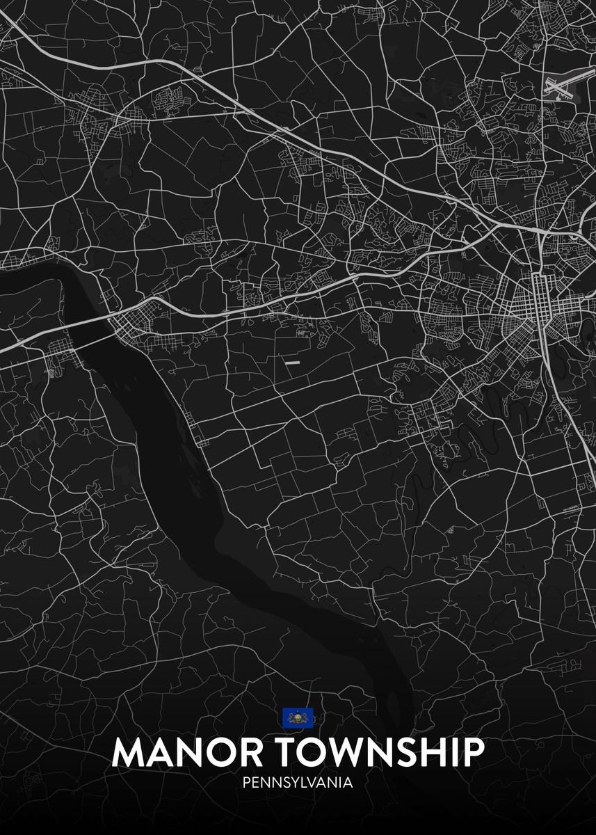 'Manor Township PA' Poster by IMR Designs Displate