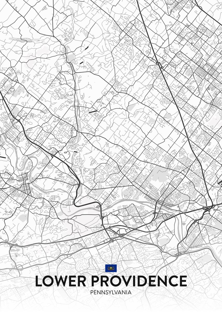 'Lower Providence PA' Poster by IMR Designs Displate