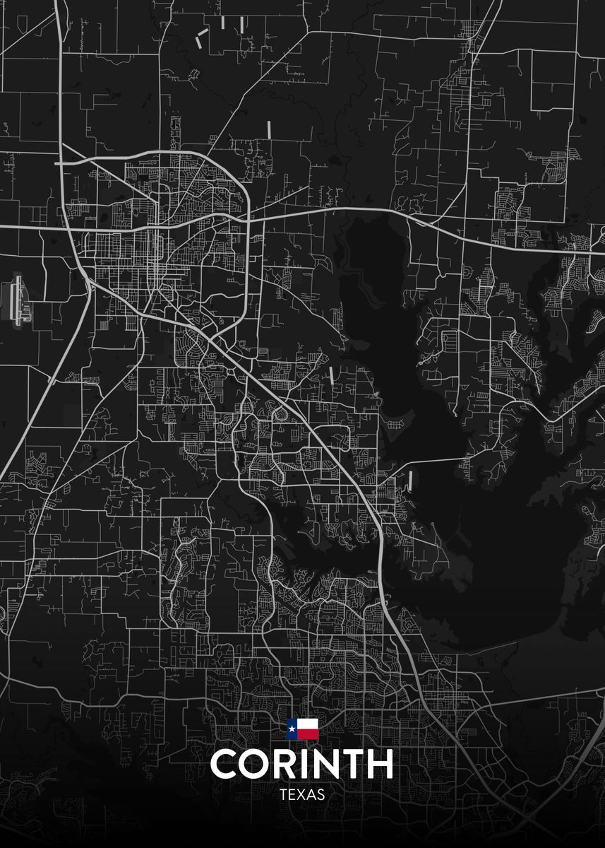 'Corinth TX' Poster by IMR Designs Displate