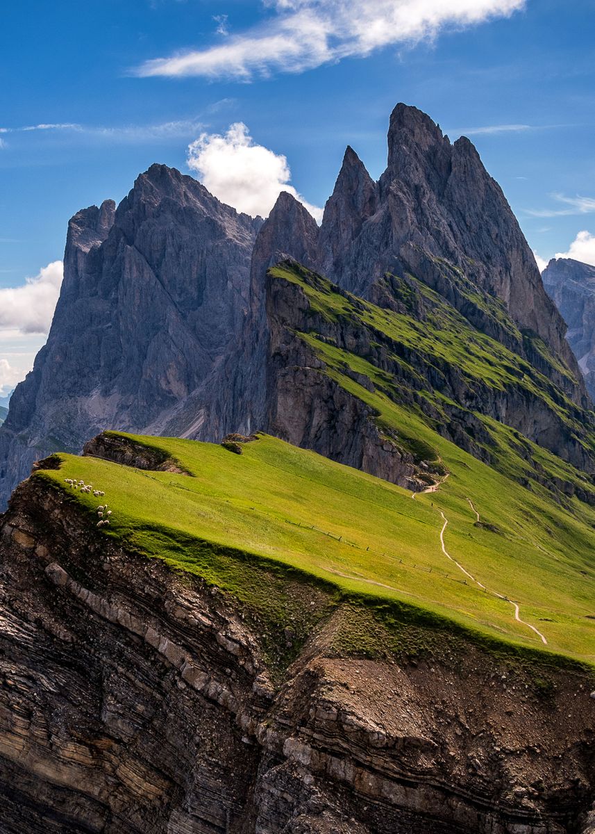 'On the edge' Poster, picture, metal print, paint by World Class Photos ...