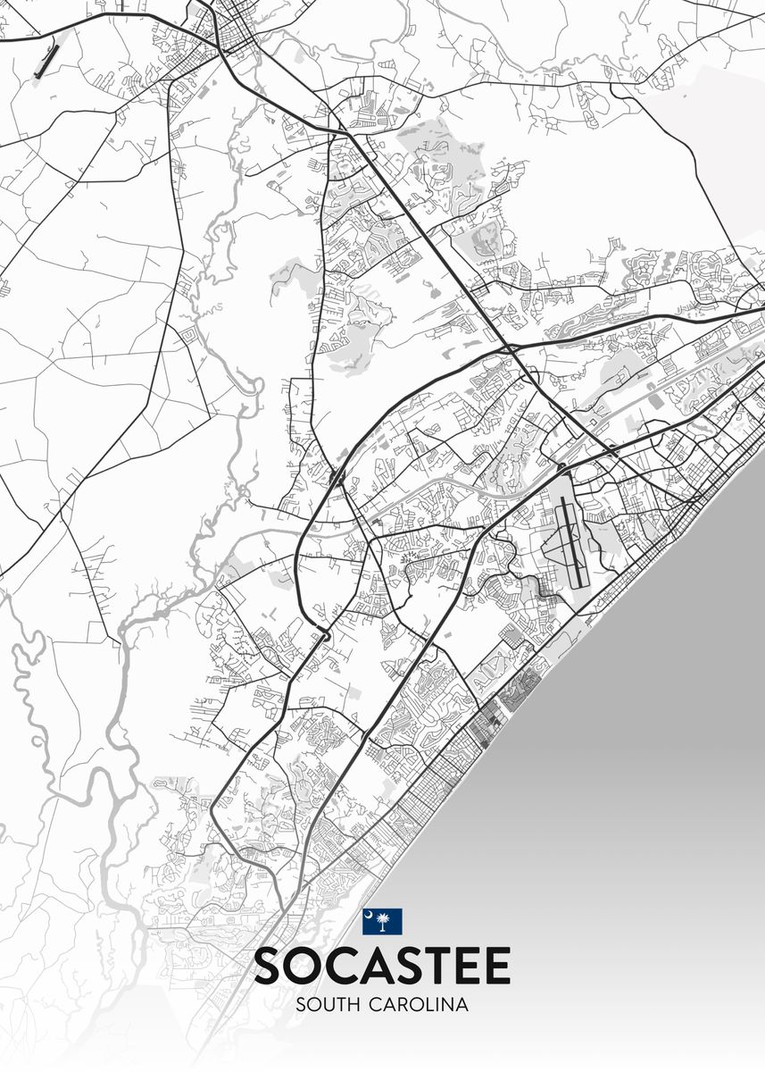 'Socastee SC' Poster by IMR Designs Displate