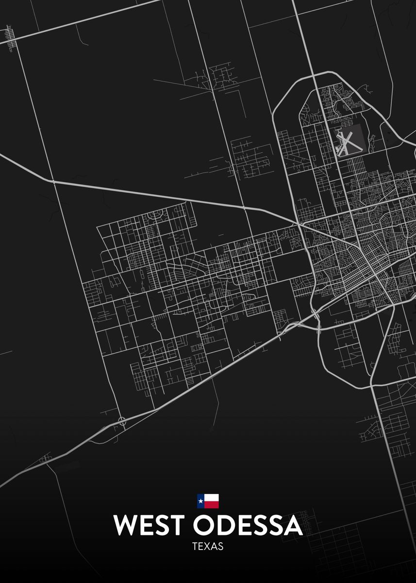 'West Odessa TX' Poster by IMR Designs Displate