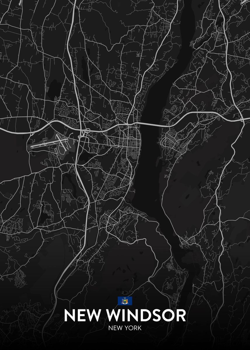 'New Windsor NY' Poster by IMR Designs Displate